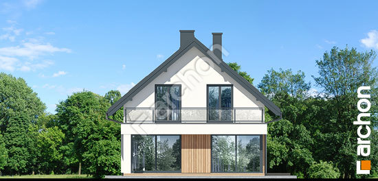 Бочний фасад Будинок в шишковиках 4