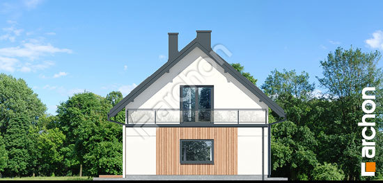 Боковой фасад Дом в шишковиках 4