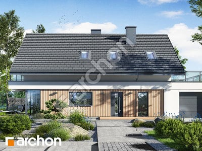 Проект дома ARCHON+ Дом в шишковиках 4 