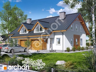 Проект дома ARCHON+ Дом в клематисах 17 (Р2)