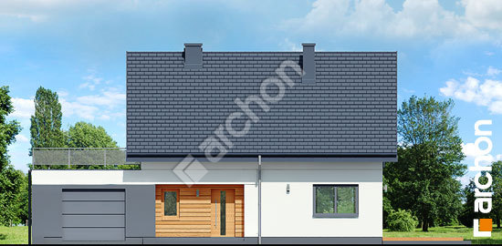 Передний фасад Дом в малиновках 11 (Г)