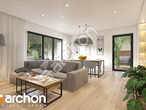 Проект дома ARCHON+ Дом в малиновках 11 (Г) дневная зона (визуализация 1 вид 1)