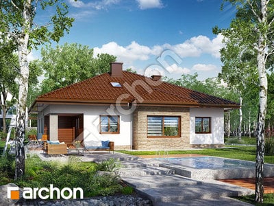Проект будинку ARCHON+ Будинок в джонагольдах 2 Вид 2