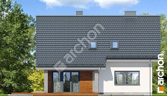 Дворовий фасад Будинок в малинівці 4 (П)