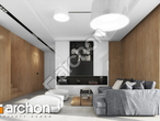 Проект дома ARCHON+ Дом в малиновках 4 (П) дневная зона (визуализация 2 вид 2)