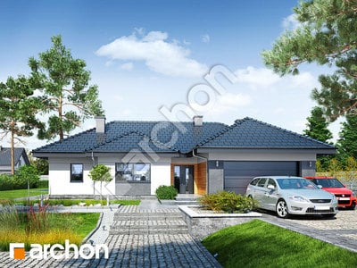 Проєкт будинку ARCHON+ Будинок в навлоціях (Г2Т) 