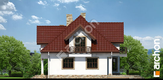 Боковой фасад Дом в мирабелле 2 вер.2