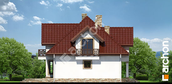 Боковой фасад Дом в мирабелле 2 вер.2