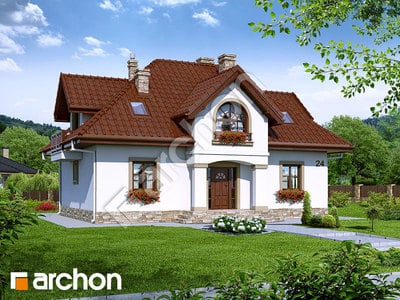 Проєкт будинку ARCHON+ Будинок в мірабеллі 2 вер.2 