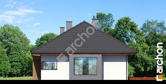 Бочний фасад Будинок під червоною горобиною (Н) вер. 2 