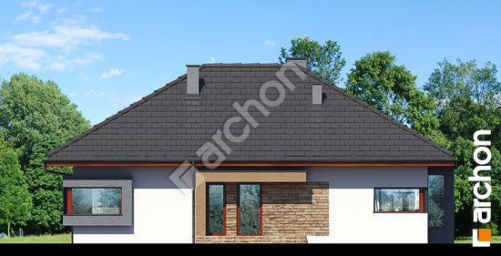 Передній фасад Будинок під червоною горобиною (Н) вер. 2 