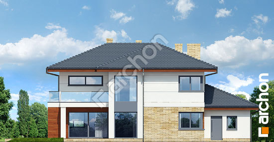 Дворовой фасад Вилла Оливия 2