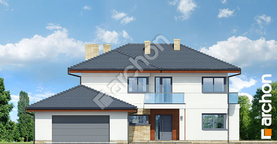 Передний фасад Вилла Оливия 2