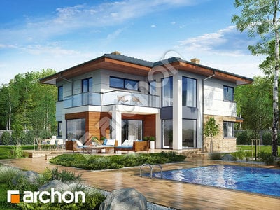 Проєкт будинку ARCHON+ Вілла Олівія 2 