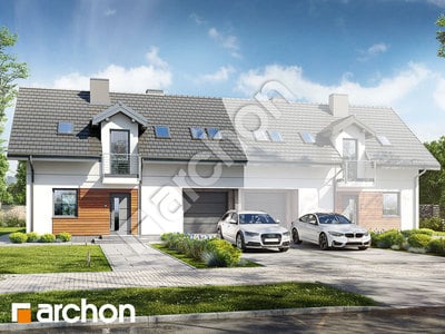 Проект дома ARCHON+ Дом в химонантах 2 (Б) 