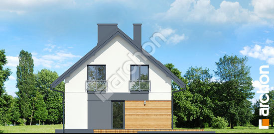 Бочний фасад Будинок в малинівці 11 (А) вер. 2