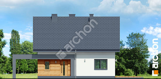 Передній фасад Будинок в малинівці 11 (А) вер. 2