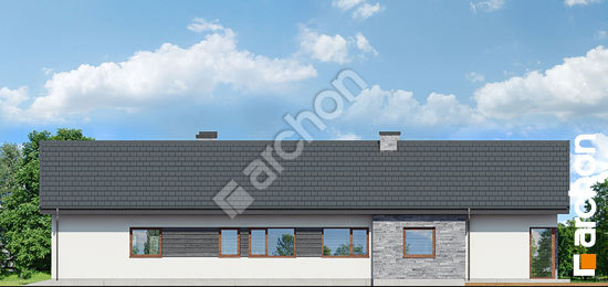 Боковой фасад Дом в кливиях 5 (Г2)