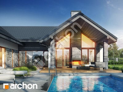 Проект дома ARCHON+ Дом в кливиях 5 (Г2) Вид 2