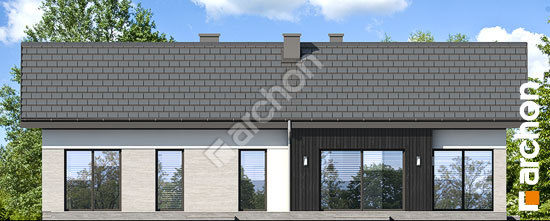 Дворовой фасад Дом в дабециях