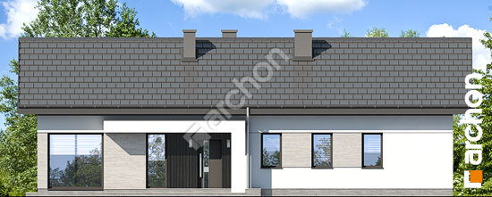 Передний фасад Дом в дабециях