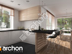 Проект будинку ARCHON+ Будинок в екзохорді візуалізація кухні 1 від 1