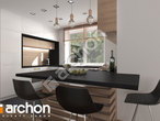 Проект будинку ARCHON+ Будинок в екзохорді візуалізація кухні 1 від 2