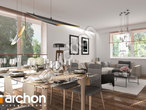 Проект будинку ARCHON+ Будинок в екзохорді денна зона (візуалізація 1 від 3)