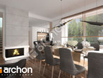 Проект будинку ARCHON+ Будинок в екзохорді денна зона (візуалізація 1 від 4)