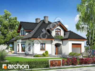 Проєкт будинку ARCHON+ Будинок в зірках (П) вер. 3 