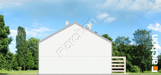 Боковой фасад Дом под гинко 15 (ГБ)