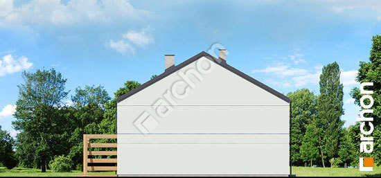 Боковой фасад Дом под гинко 15 (ГБ)